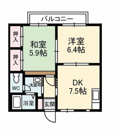 メゾン・セフィラ B棟の物件間取画像